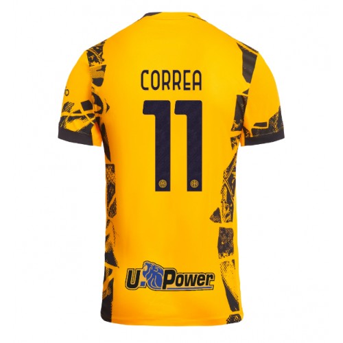 Fotballdrakt Herre Inter Milan Joaquin Correa #11 Tredjedrakt 2024-25 Kortermet